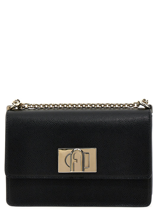 Furla 1927 Black Leather Handbag
