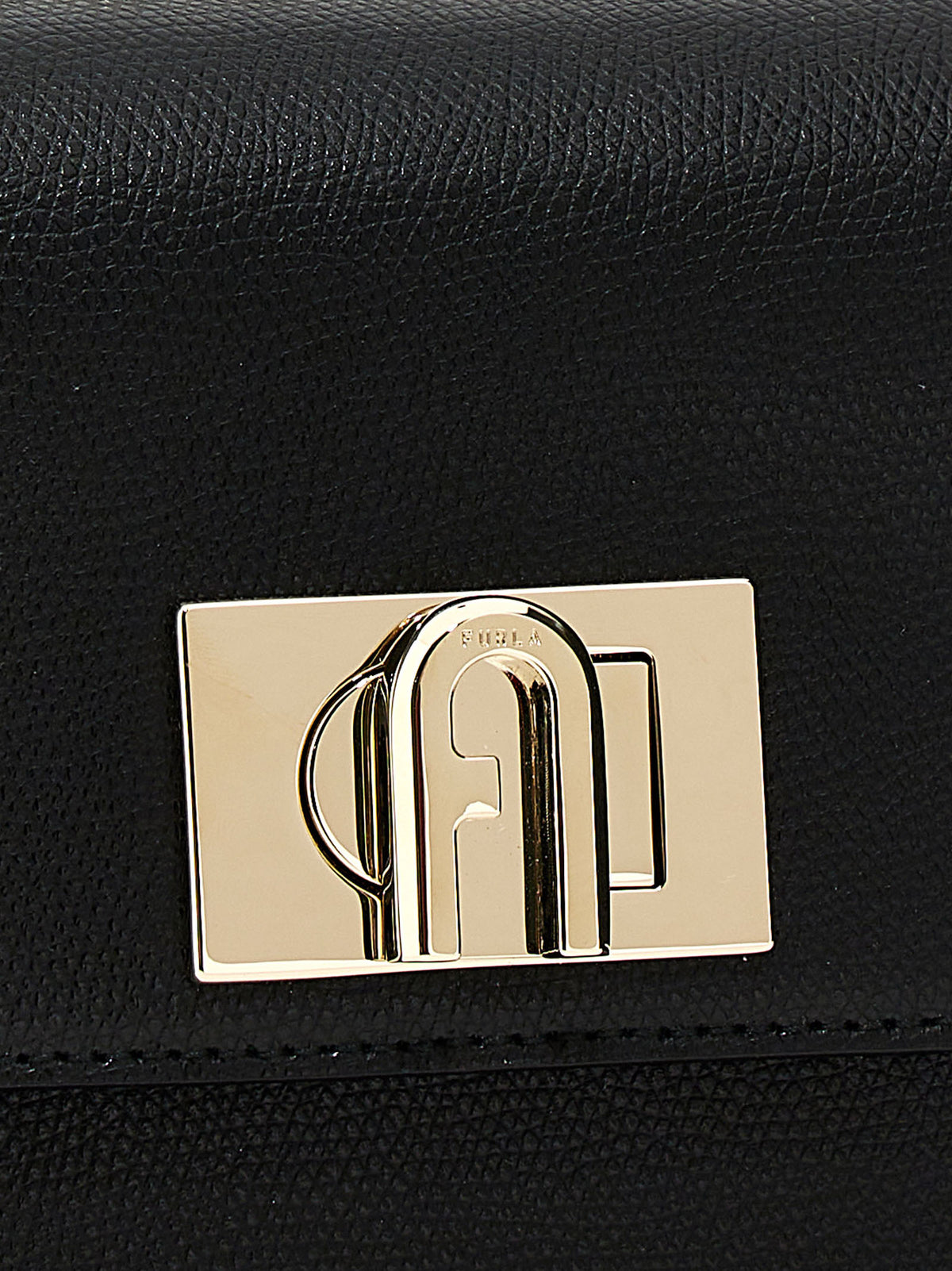 Furla 1927 Black Leather Handbag