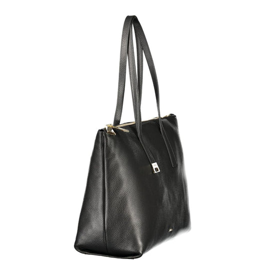 Furla Olivia L Black Leather Women's Bag