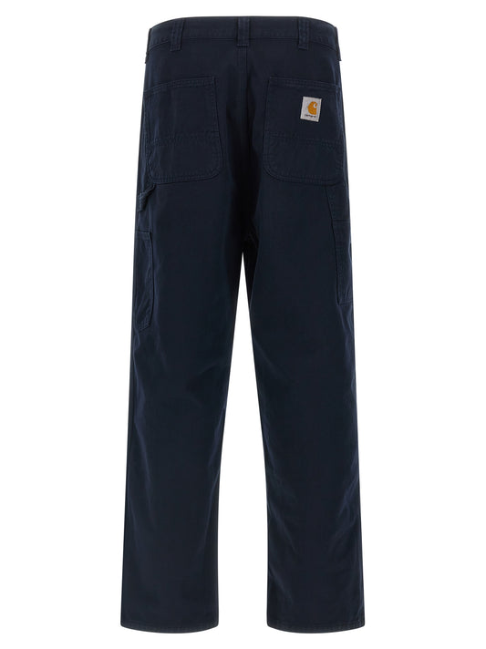 Carhartt Wip Blue Organic Cotton Casual Trousers