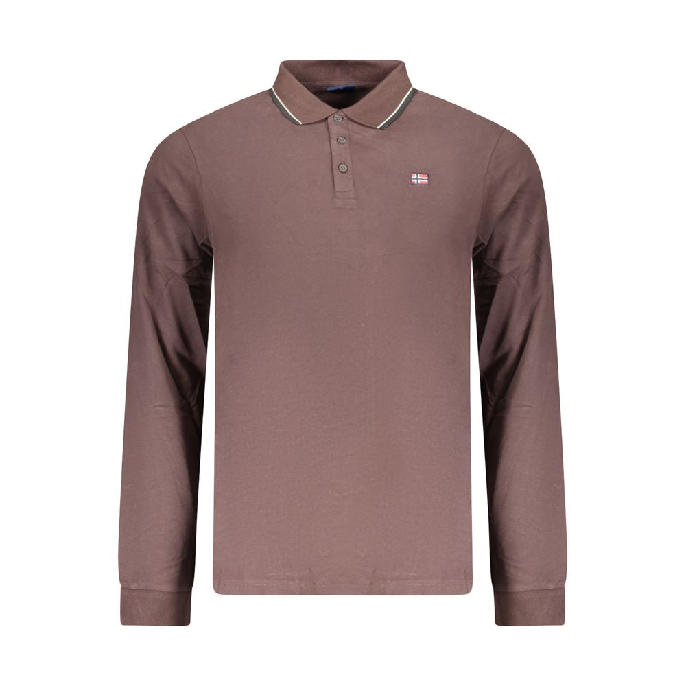 Norway 1963 Brown Cotton Polo Shirt