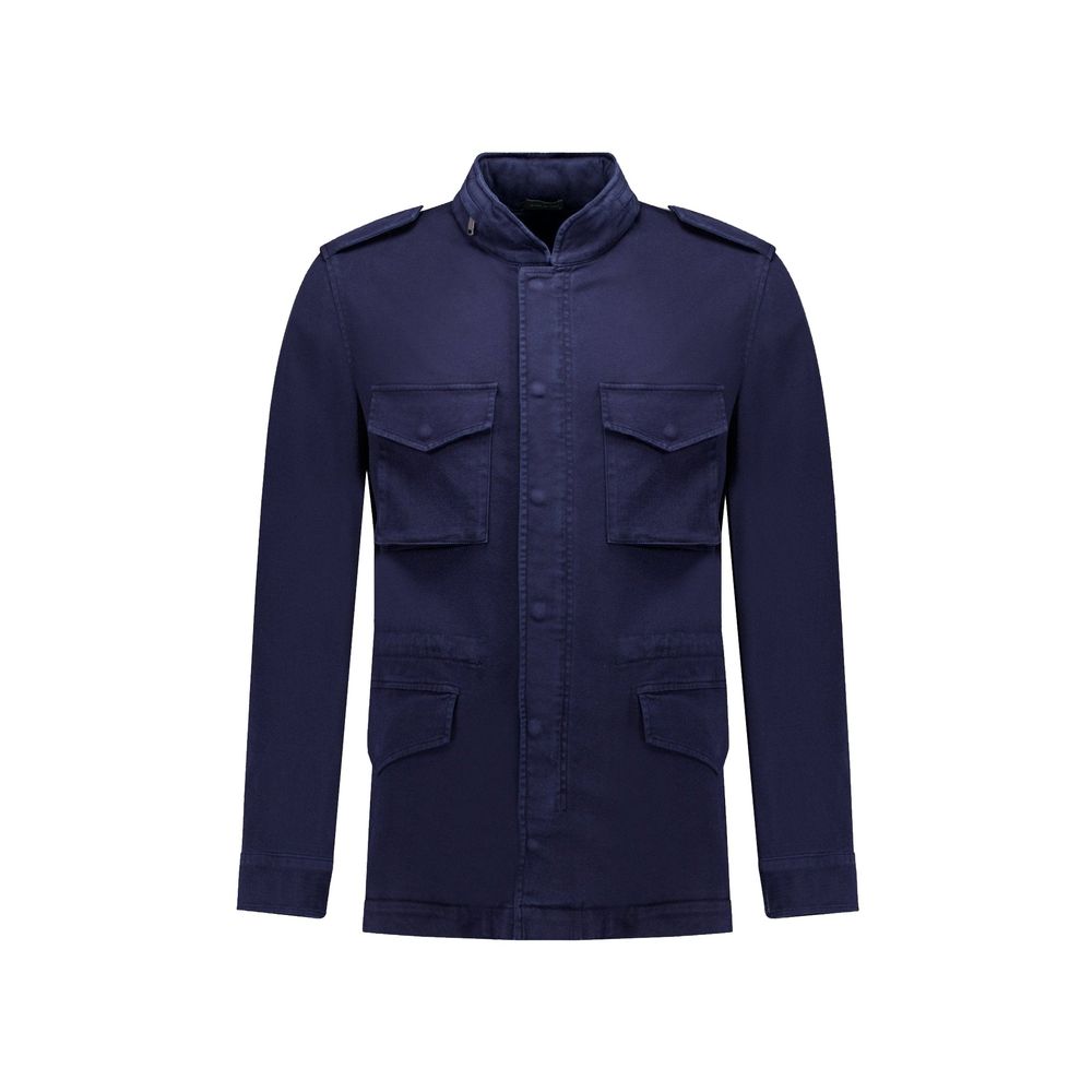 Autore Cook Navy Blue Cotton Jacket