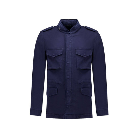 Autore Cook Navy Blue Cotton Jacket