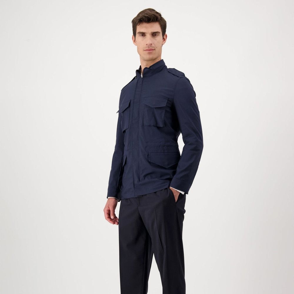 Autore Cook Navy Blue Cotton Jacket