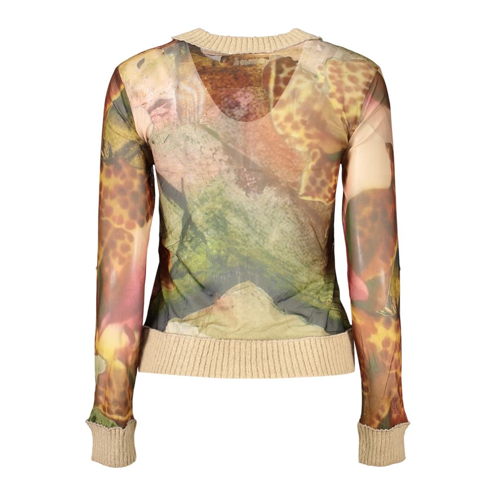 Desigual Beige Polyester Women's Sweater