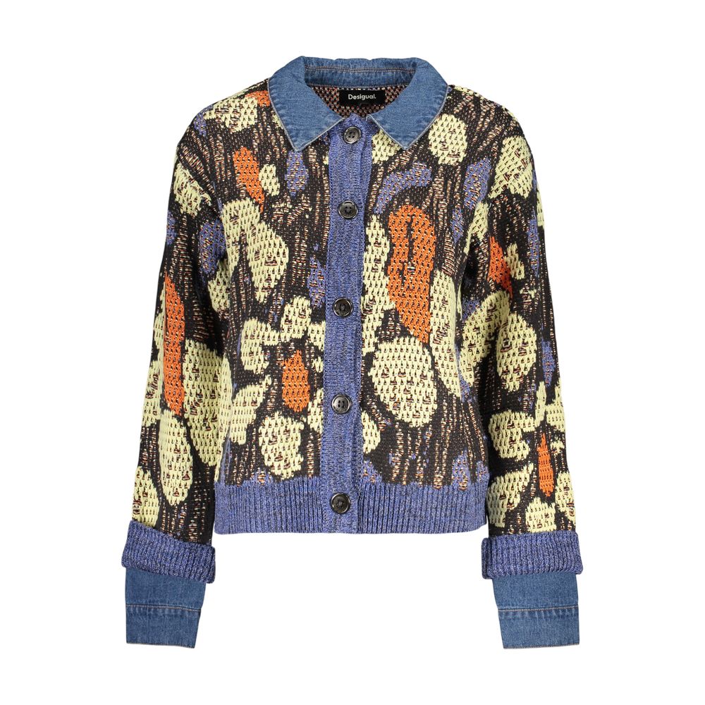 Desigual Blue Viscose Women's Sweater