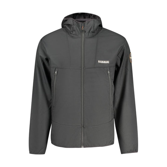 Napapijri Black Polyester Shell Jacket