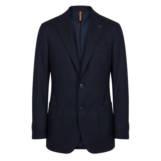 Roberto Pepe Luxury Blue Viscose Men Blazer