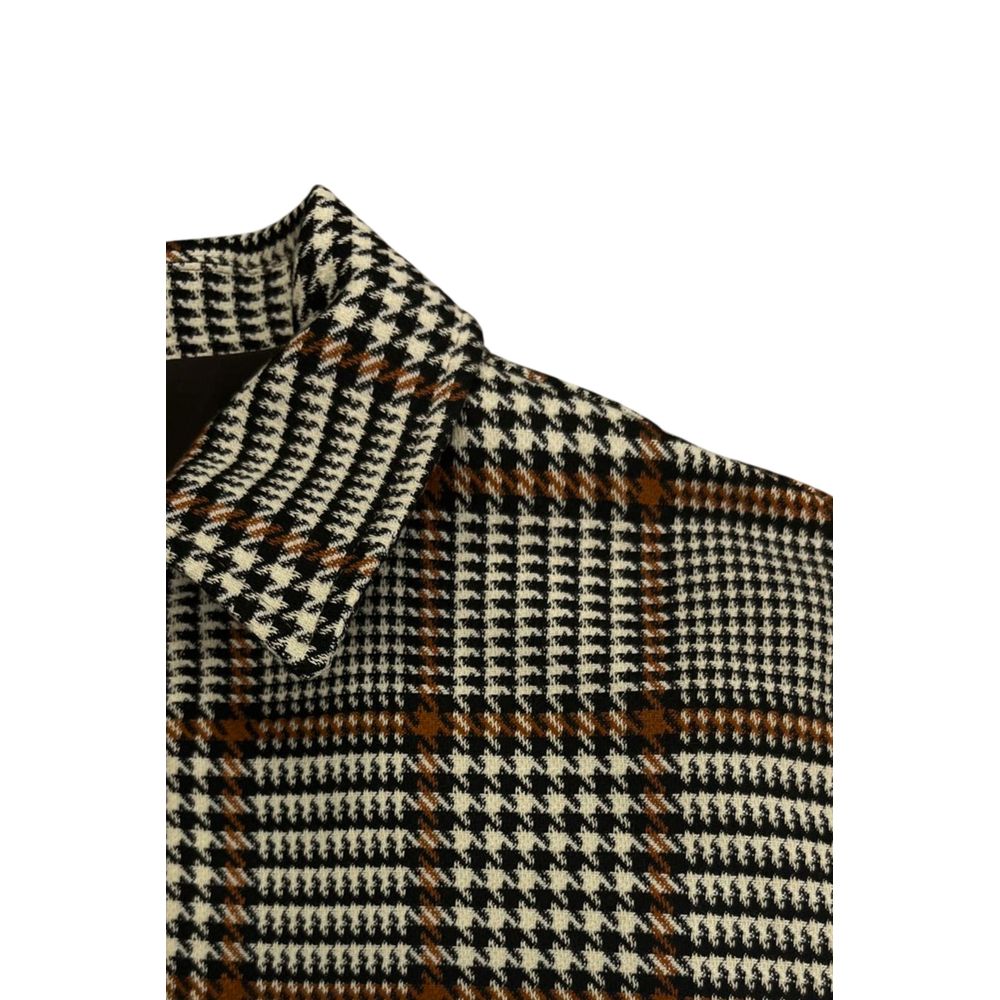 Roberto Pepe Luxury Plaid Viscose Men Jacket