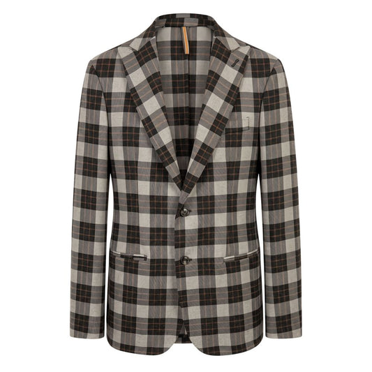 Roberto Pepe Luxury Green Viscose Men's Blazer