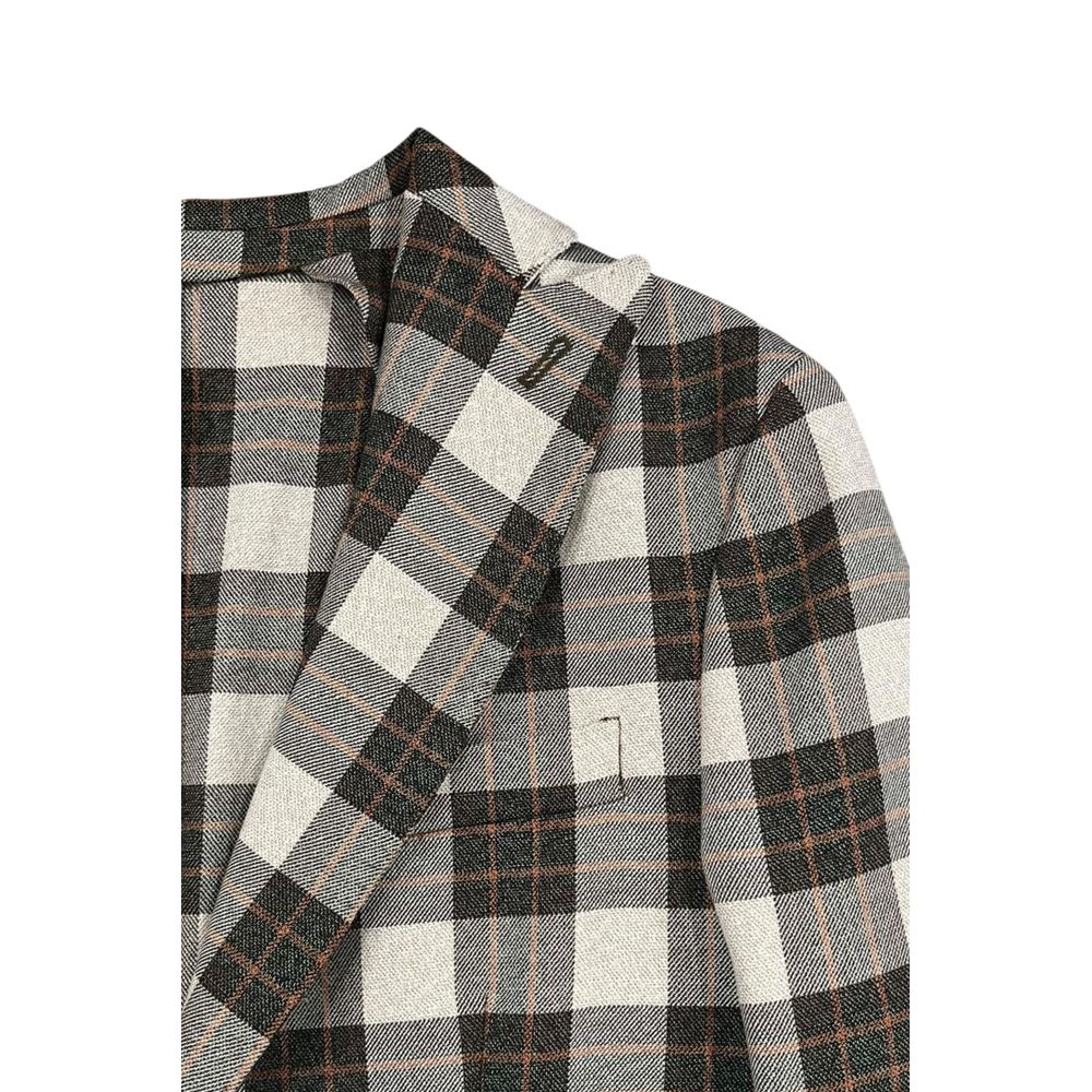 Roberto Pepe Luxury Green Viscose Men's Blazer