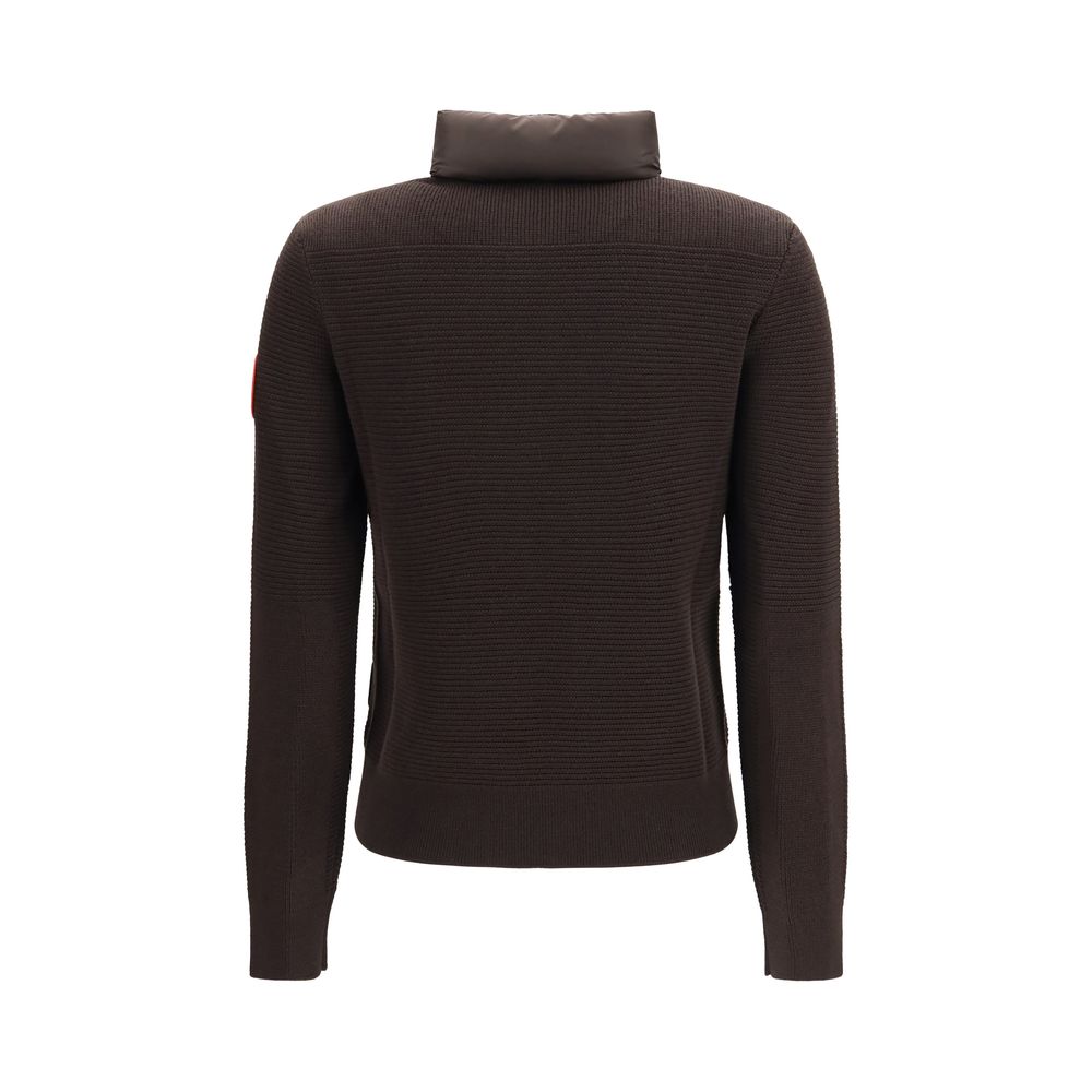 Canada Goose Brown Wool Full-Length Jacket