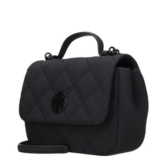 Tory Burch Black Fabric Handbag