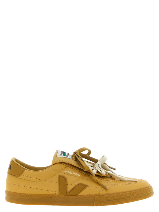 Veja Panenka Beige Leather Athletic Sneakers