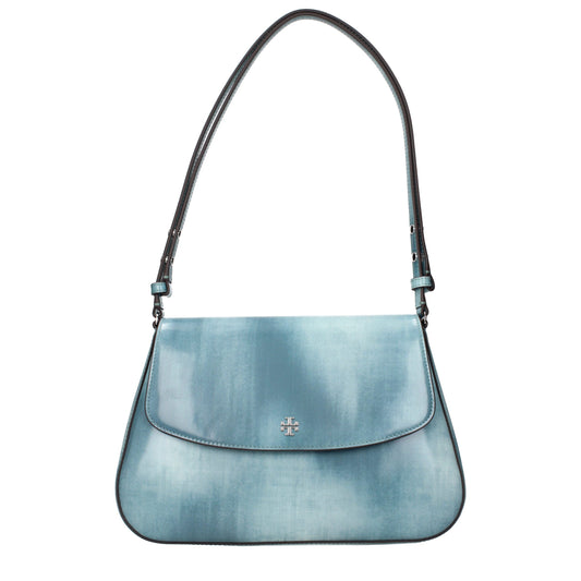 Tory Burch Blue Leather Handbag