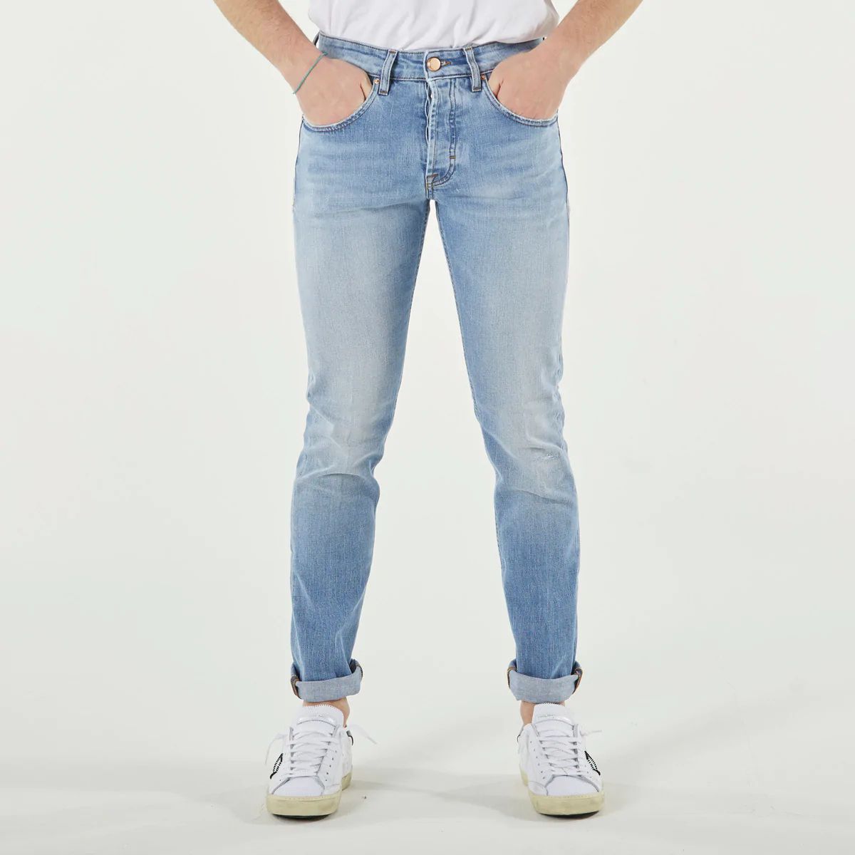 Don The Fuller Blue Cotton Jeans Denim