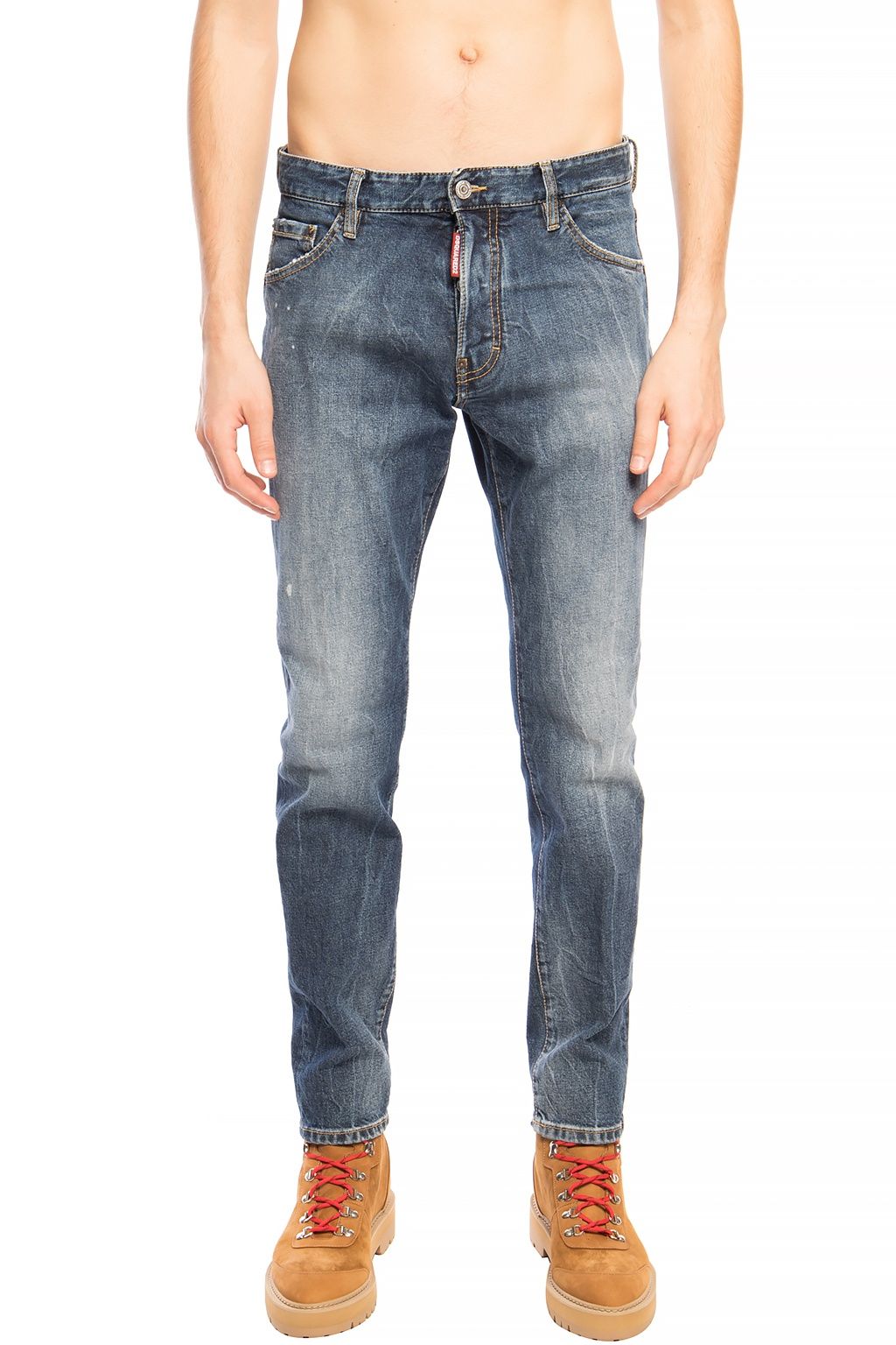 Dsquared² Blue Cotton Jeans Denim