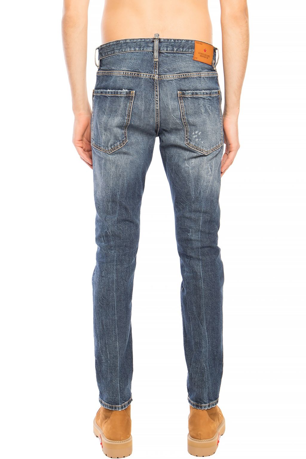 Dsquared² Blue Cotton Jeans Denim