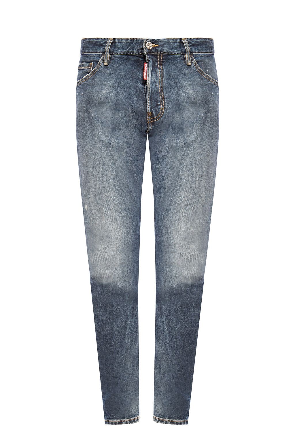 Dsquared² Blue Cotton Jeans Denim
