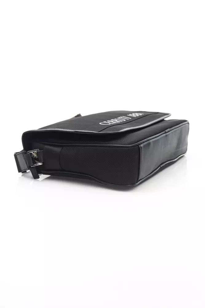 Cerruti 1881 Black Nylon Crossbody Bag