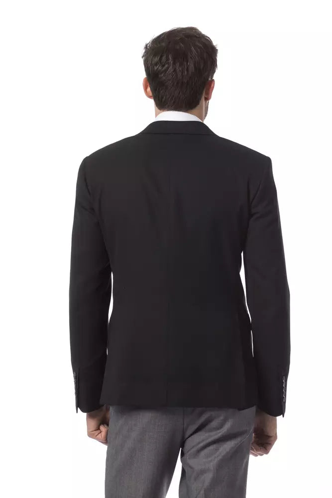 Billionaire Italian Couture Black Wool Suits & Blazer