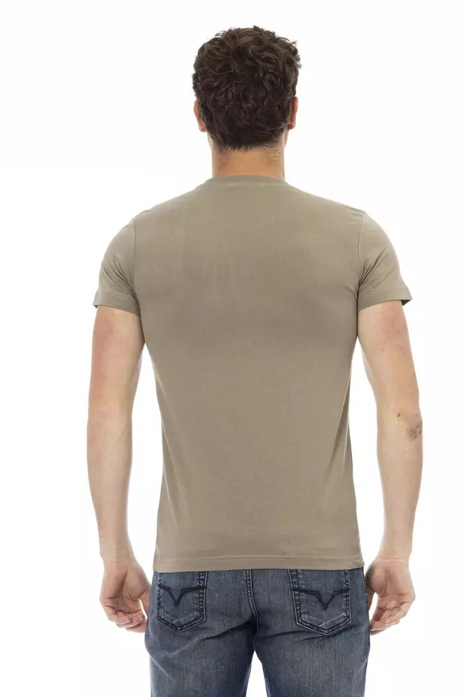 Trussardi Action Green Cotton Men's T-Shirt
