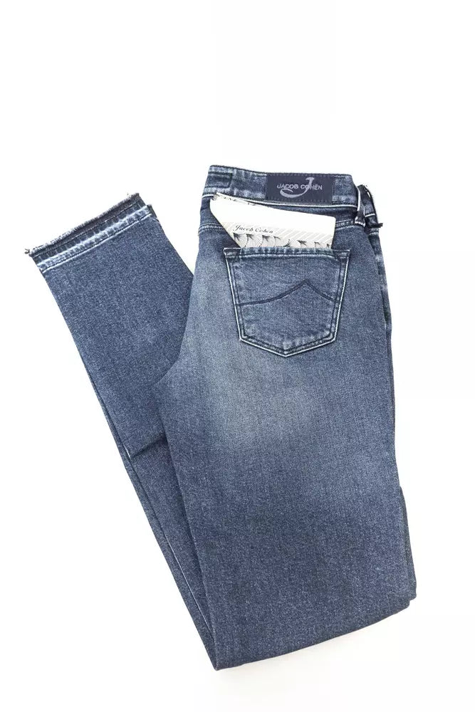 Jacob Cohen Blue Cotton Jeans Denim