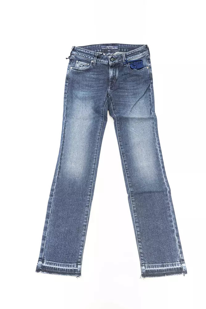 Jacob Cohen Blue Cotton Jeans Denim