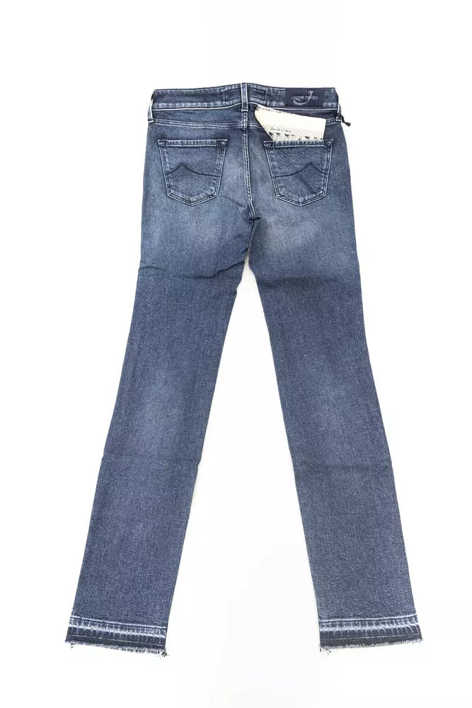 Jacob Cohen Blue Cotton Jeans Denim