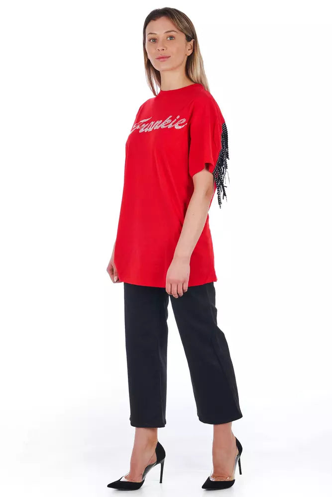 Frankie Morello Black Cotton Pant