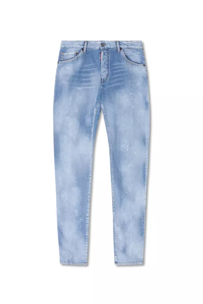 Dsquared² Blue Cotton Jeans Denim