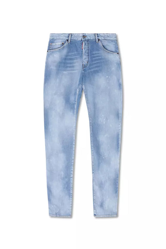 Dsquared² Blue Cotton Jeans Denim