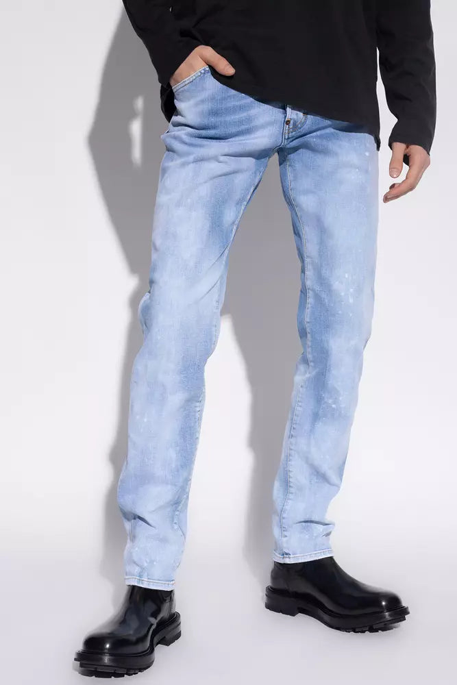 Dsquared² Blue Cotton Jeans Denim