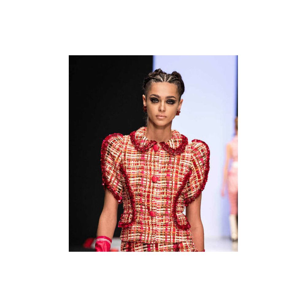 Elisabetta Franchi Pink Viscose Blazer