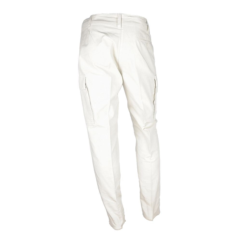 Don The Fuller White Cotton Pant