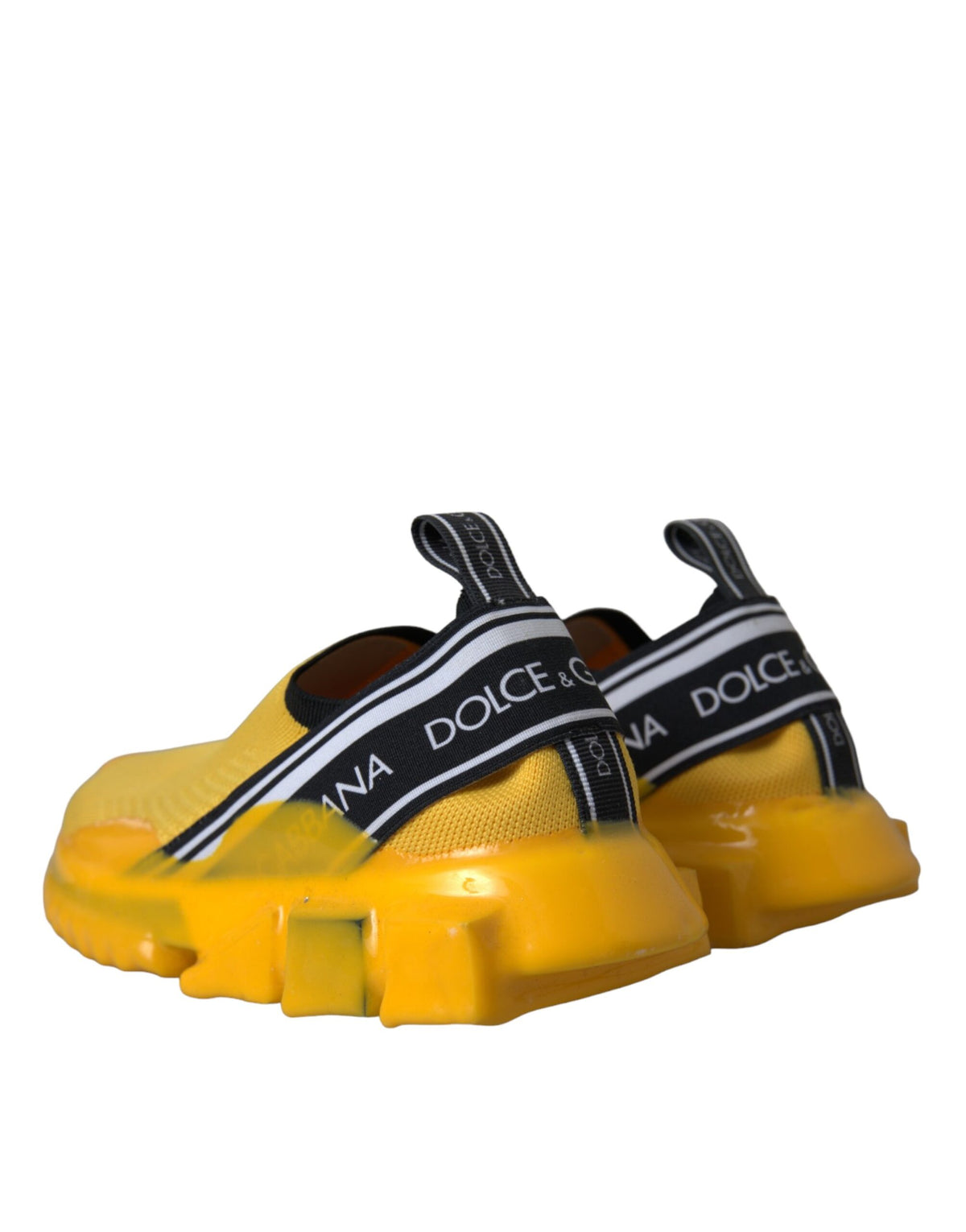 Dolce & Gabbana Gelbe Sorrento Slip-On Sneakers Damenschuhe