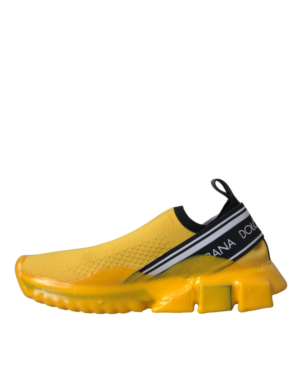 Dolce & Gabbana Gelbe Sorrento Slip-On Sneakers Damenschuhe