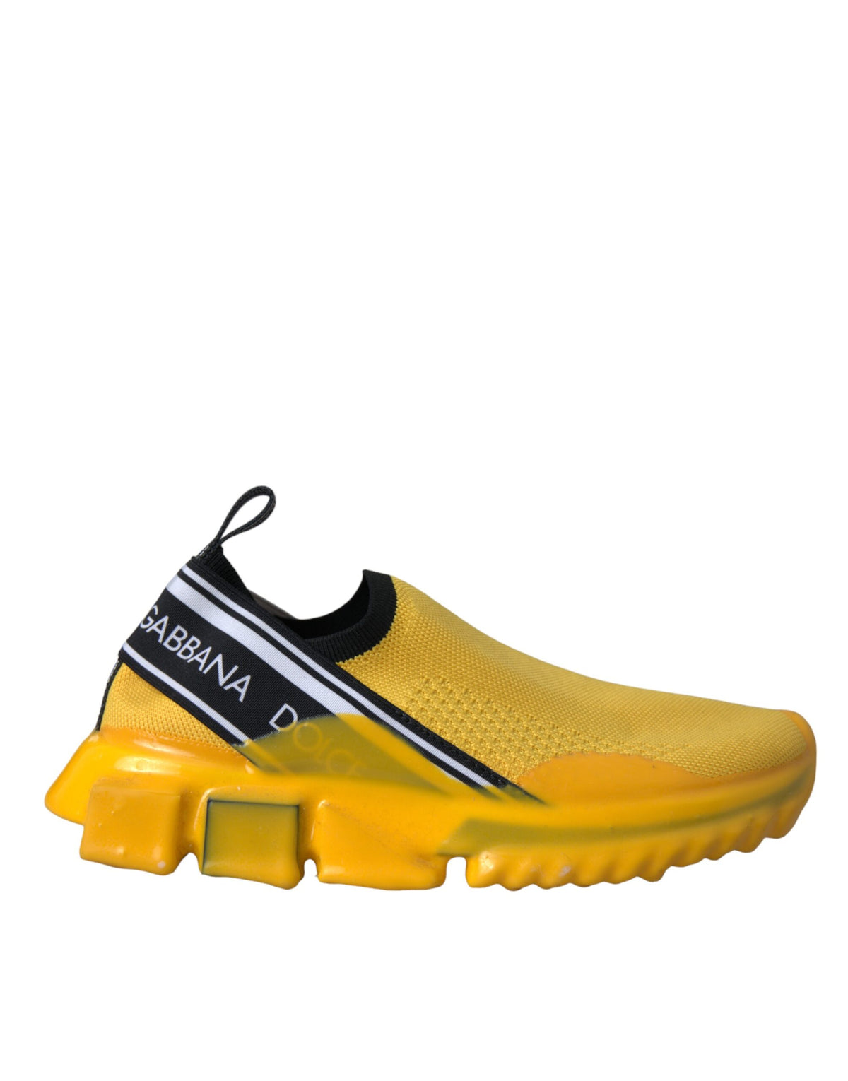Dolce & Gabbana Gelbe Sorrento Slip-On Sneakers Damenschuhe