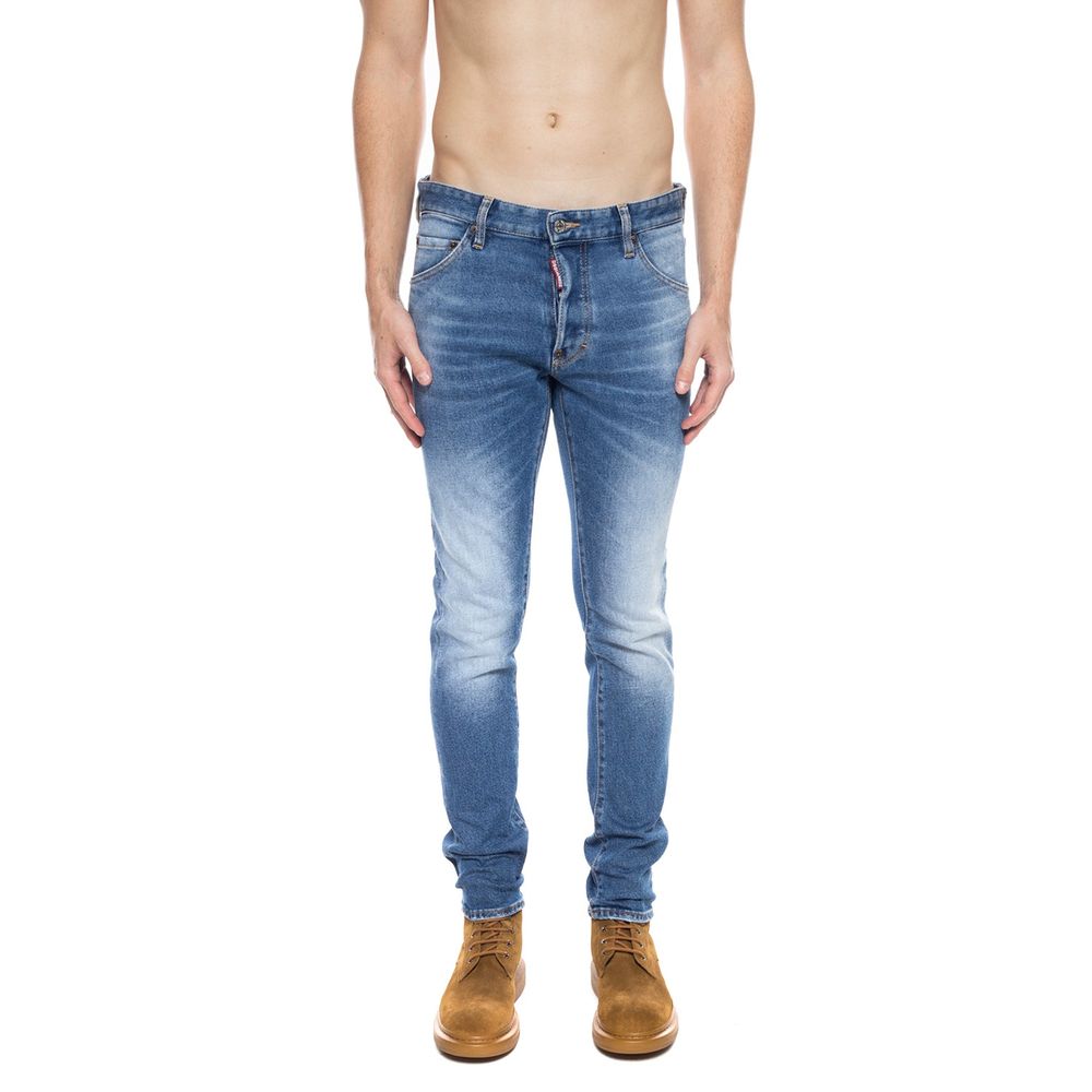 Dsquared² Blue Cotton Jeans Denim