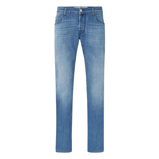 Jacob Cohen Blue Cotton Jeans Denim