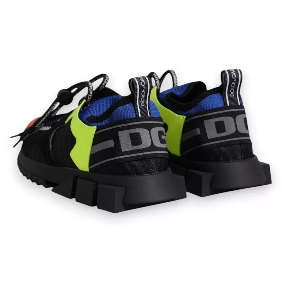 Dolce & Gabbana Multicolor Mesh Sorrento Trekking Sneakers Schuhe