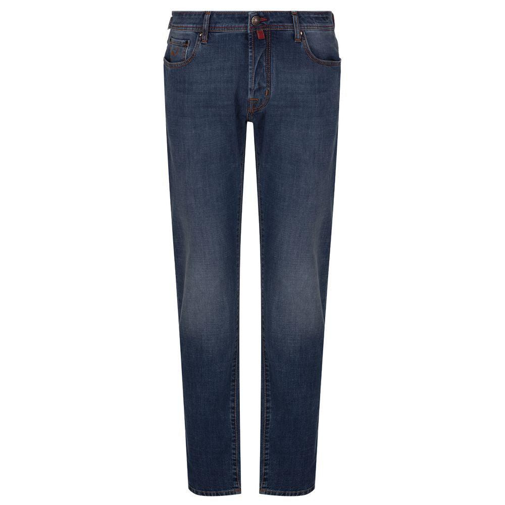 Jacob Cohen Blue Cotton Jeans Denim