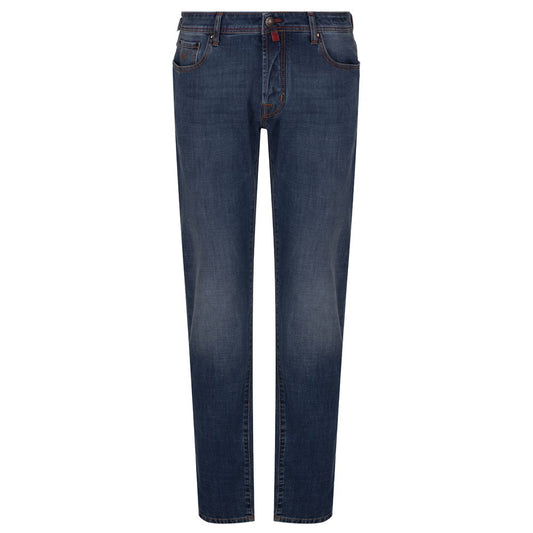 Jacob Cohen Blue Cotton Jeans Denim