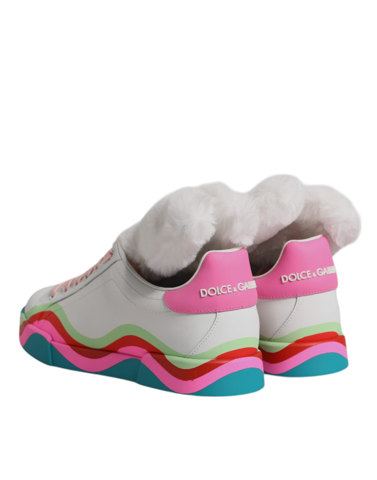 Dolce & Gabbana Mehrfarbige Low Top Trainer Sneaker Schuhe