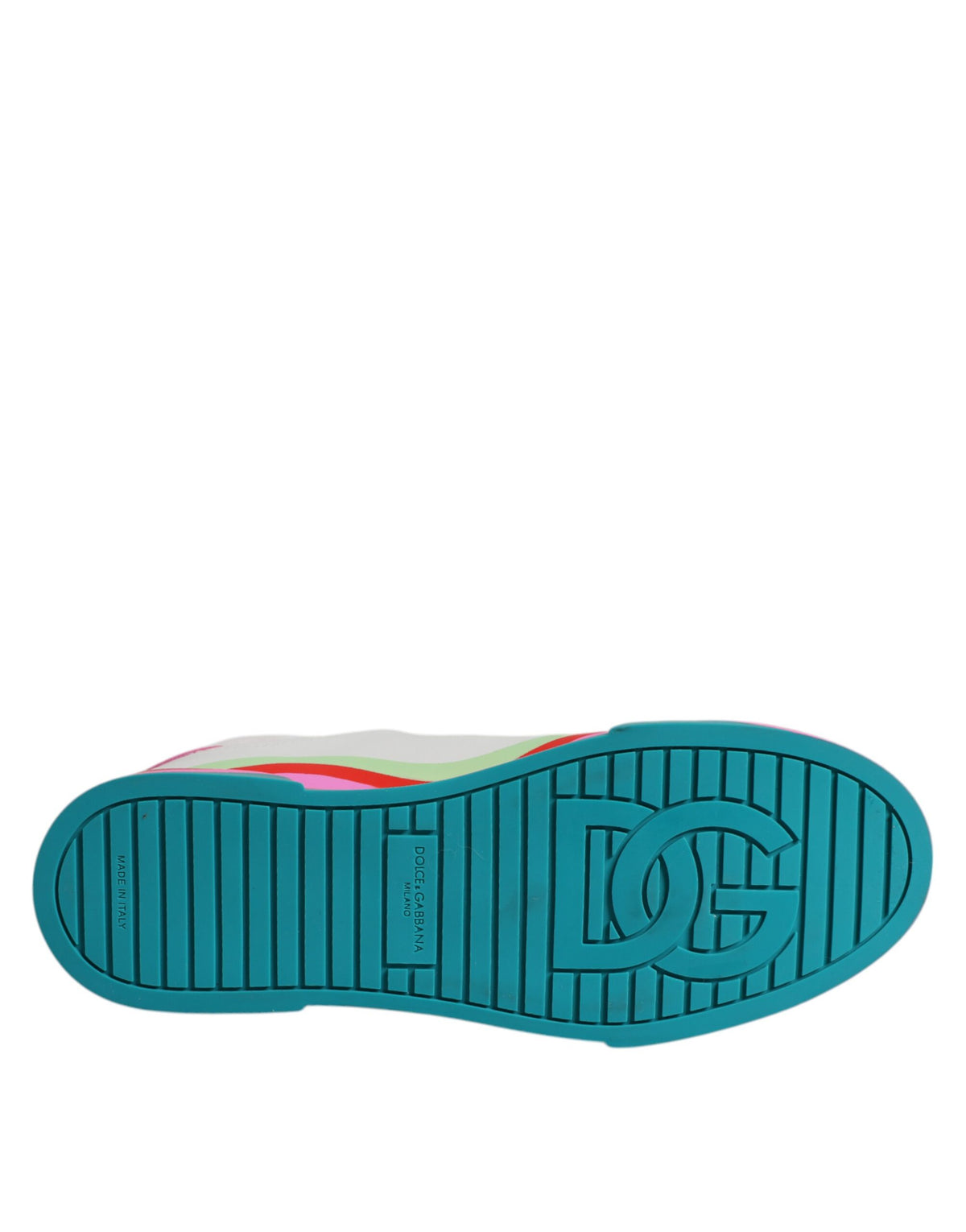 Dolce & Gabbana Mehrfarbige Low Top Trainer Sneaker Schuhe