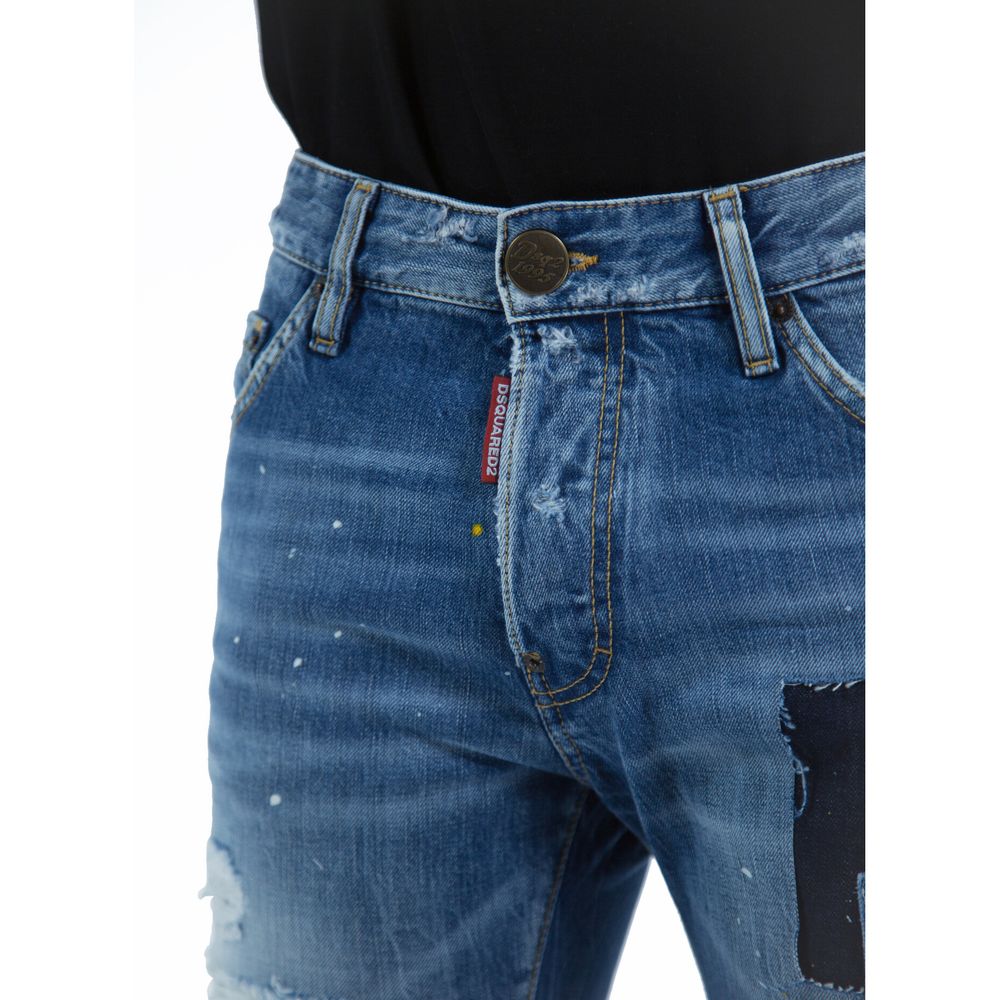 Dsquared² Blue Cotton Jeans Denim