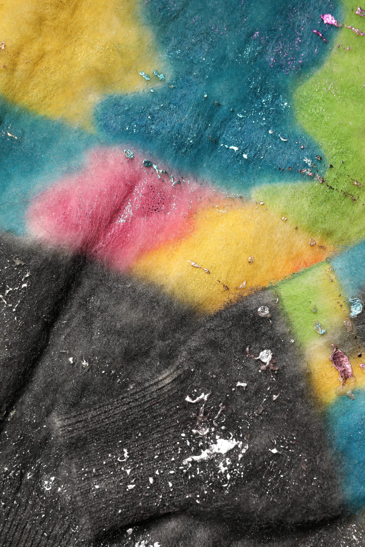 Dolce & Gabbana Multicolor Mohair Turtleneck Pullover Sweater