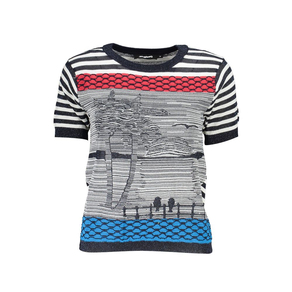 Desigual Blue Cotton Women Shirt