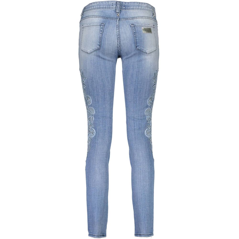 Just Cavalli Blue Cotton Jeans Denim