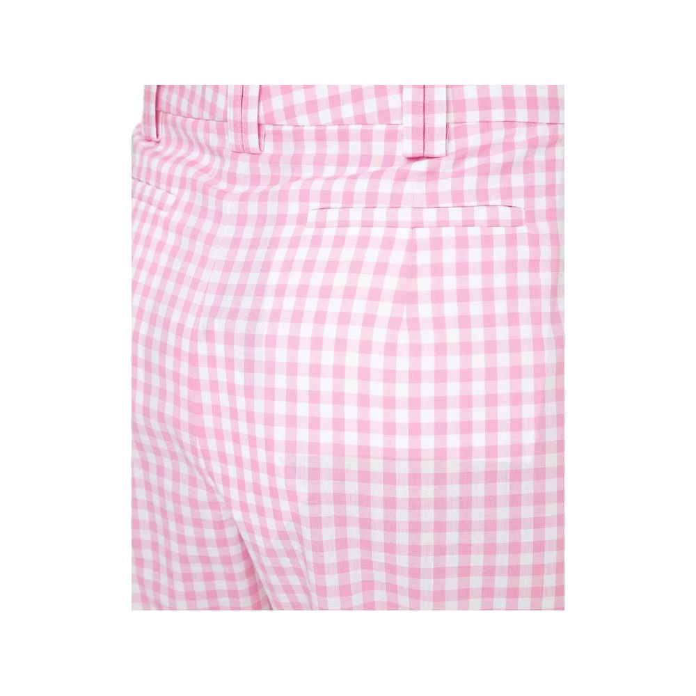 Balmain Pink Cotton Women Pants